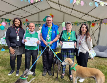 Trio of volunteers clock up 100 years’ service between them