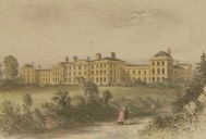 A lithograph of St Andrews Main Building2