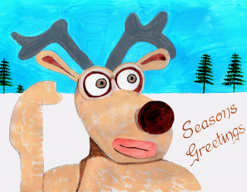 Patients provide artwork for Delapré Christmas light trail 