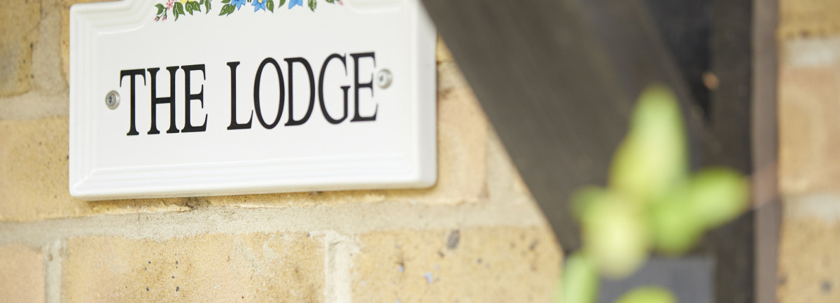 Berkeley lodge house sign