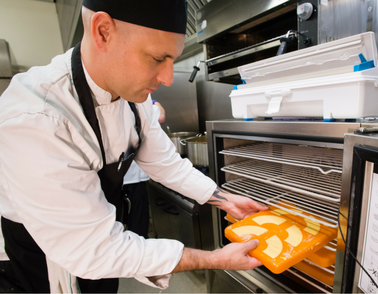 Catering team start preparing festive feasts for patients to enjoy over Christmas