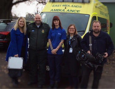 Mental Health nursing students from St Andrew's undertake ambulance placement