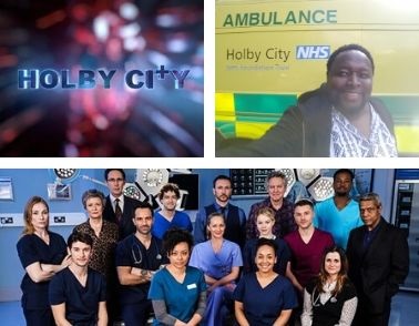 Nurse Manager Akim Bande advises Holby City on mental health storyline