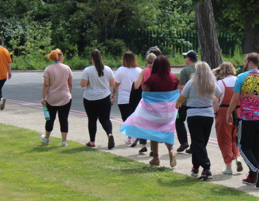 Patients and staff march for LGBT Pride