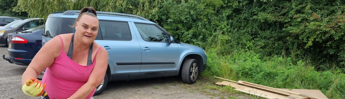 Inpatient Vicky has started volunteering at a nearby wood workshop crop 2