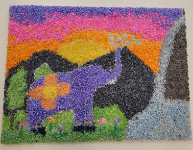 Artwork created by mental health patients celebrated by charity