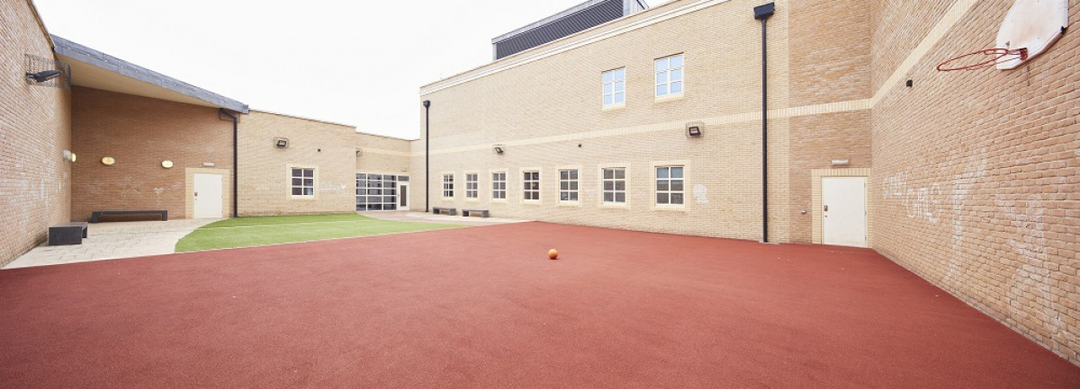 Sunley outdoor sports courtyard