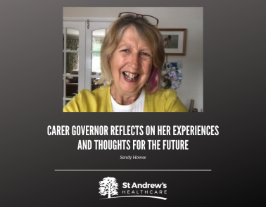 One of our Carer Governors reflects on her experiences and thoughts for the future