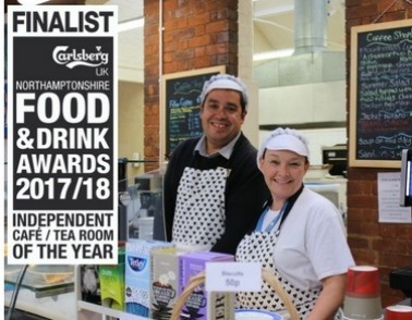 Workbridge coffee shop named Carlsberg Northamptonshire Food and Drink award finalist