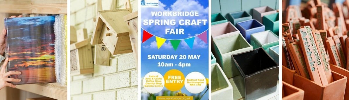 Workbridge craft fair banner