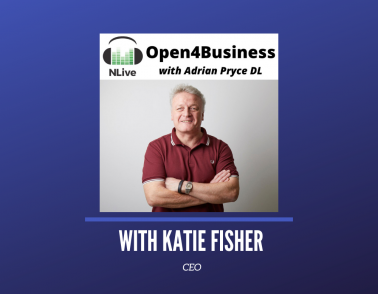 Katie Fisher appears on the Open4Business podcast