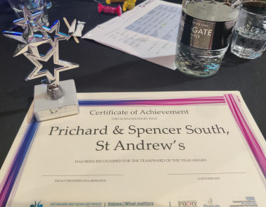 Two St Andrew’s wards share prestigious ‘Ward of the Year’ award
